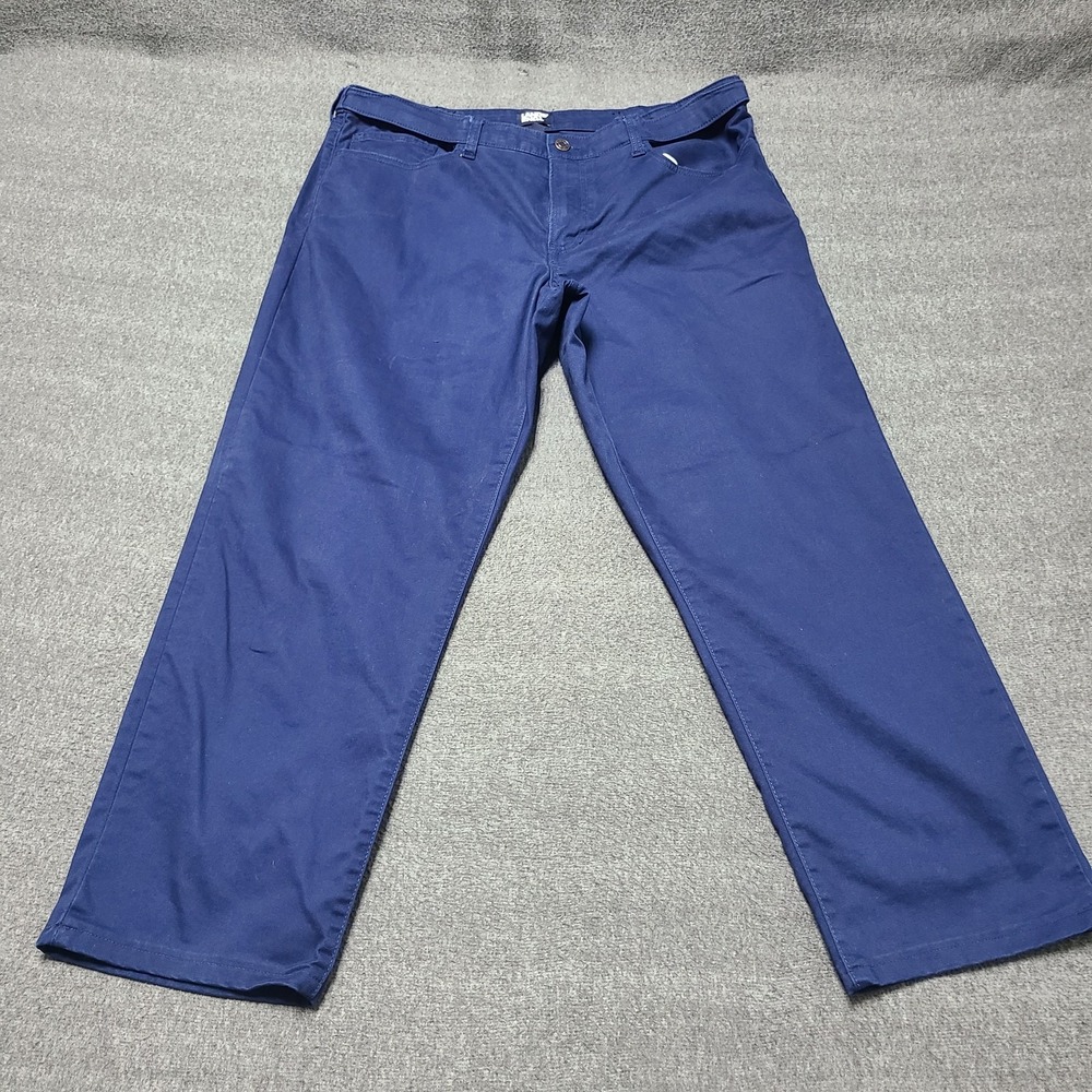 Lands End Traditional Fit Navy Blue Chino Pants Mens Size 38 Traditional Fit